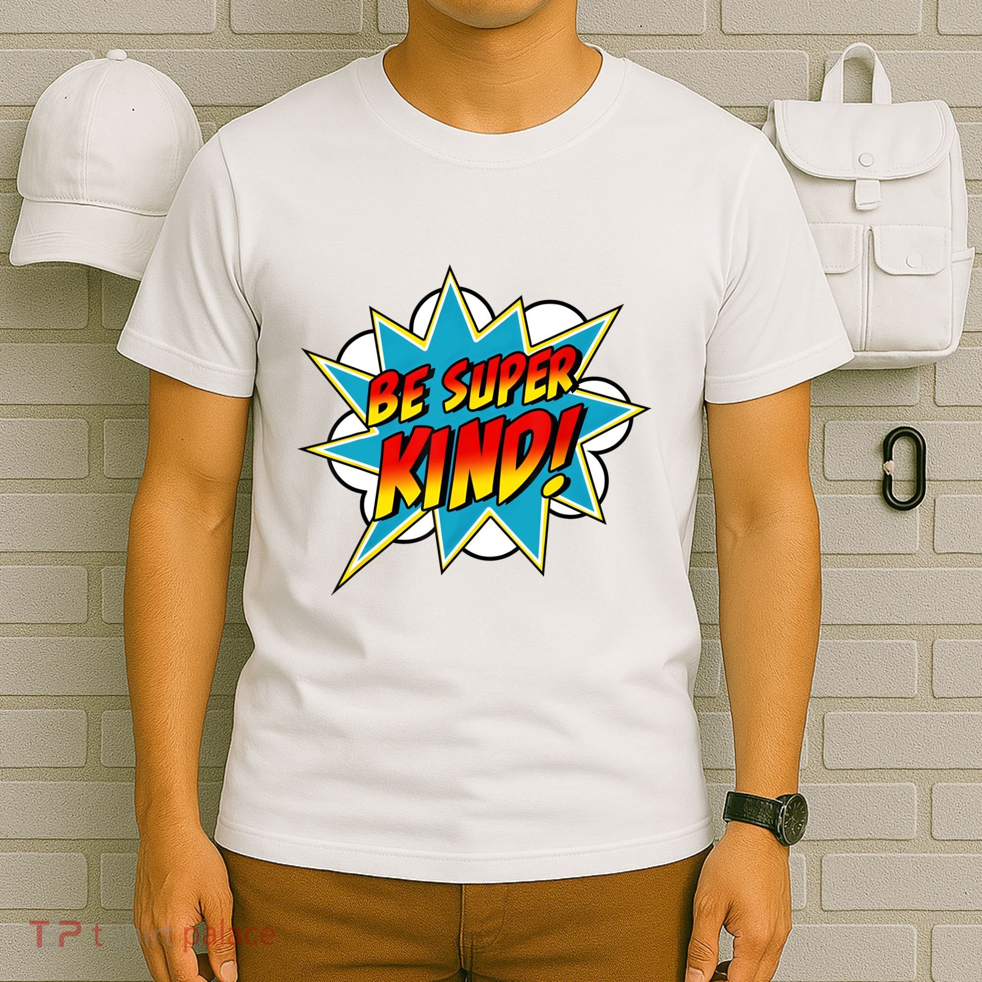 Be Super Kind Kindness Superpower Anti Bullying Comic T-Shirt