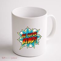 Be Super Kind Kindness Superpower Anti Bullying Comic Coffee Mug thumb 1