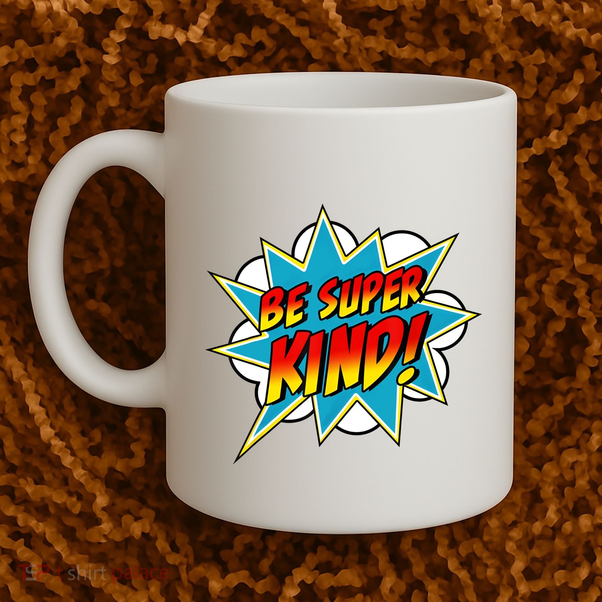 Be Super Kind Kindness Superpower Anti Bullying Comic Coffee Mug