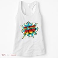 Be Super Kind Kindness Superpower Anti Bullying Comic Women's Tank Top thumb 0