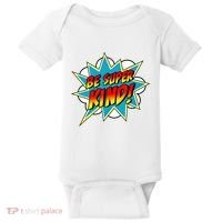 Be Super Kind Kindness Superpower Anti Bullying Comic Baby Bodysuit thumb 0