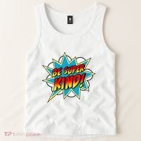 Be Super Kind Kindness Superpower Anti Bullying Comic Tank Top thumb 2