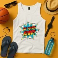 Be Super Kind Kindness Superpower Anti Bullying Comic Tank Top thumb 4