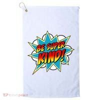 Be Super Kind Kindness Superpower Anti Bullying Comic Golf Towel thumb 0