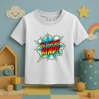 Be Super Kind Kindness Superpower Anti Bullying Comic Toddler T-Shirt thumb 3