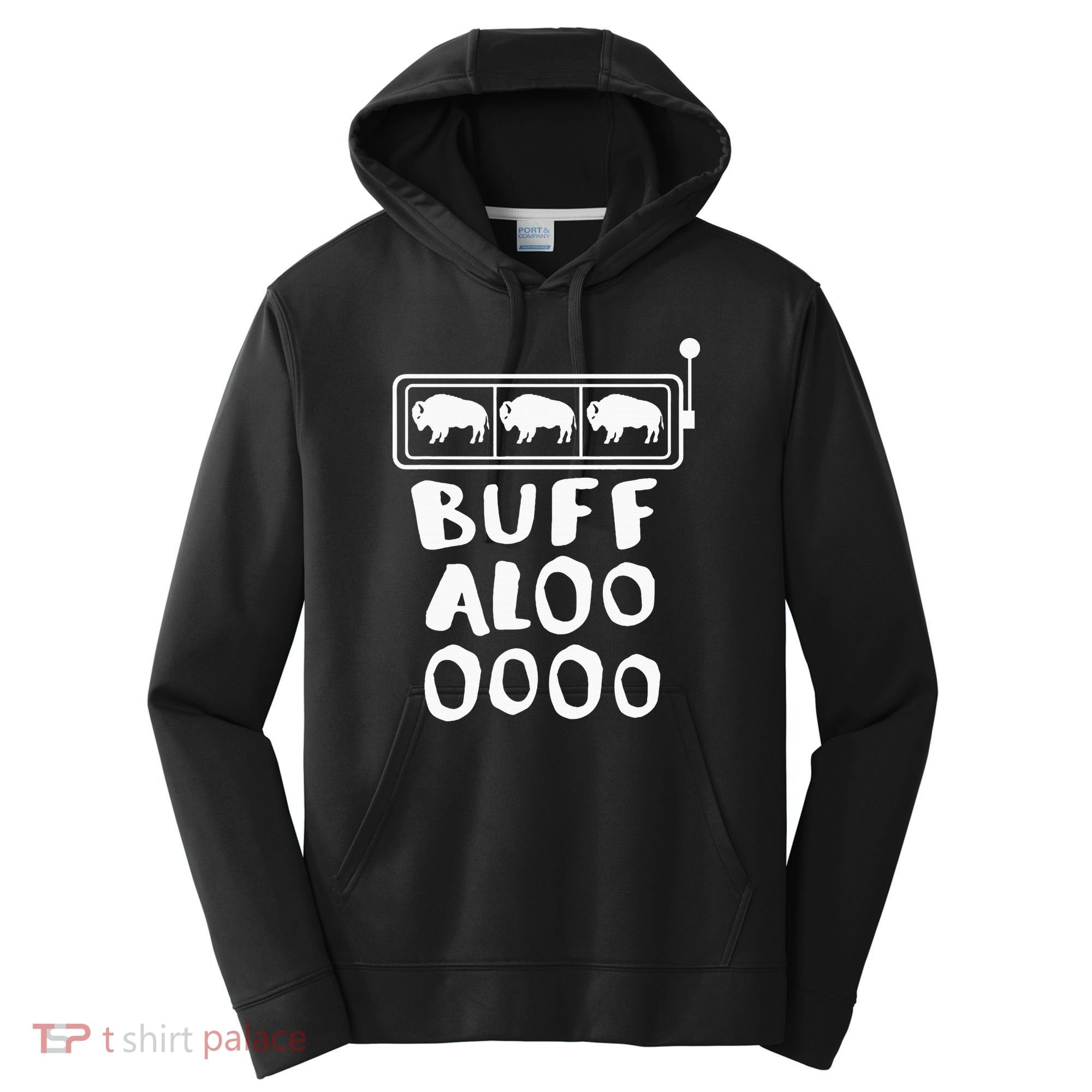 Buffalo Slots Lucky Casino Wear Performance Fleece Hoodie