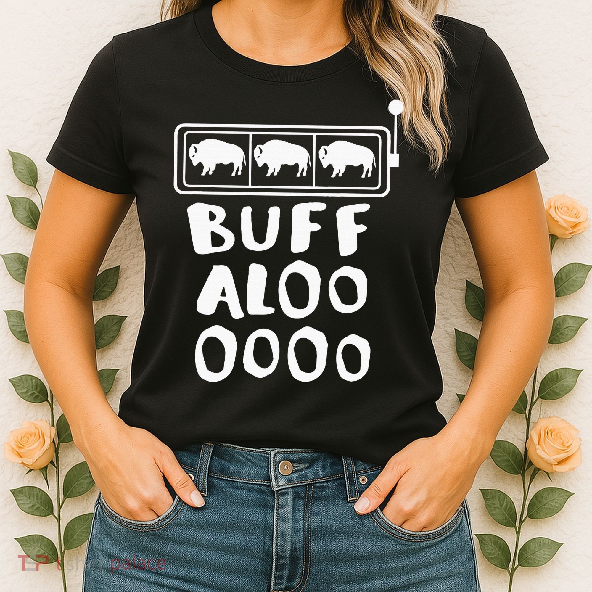 Buffalo Slots Lucky Casino Wear Women's T-Shirt