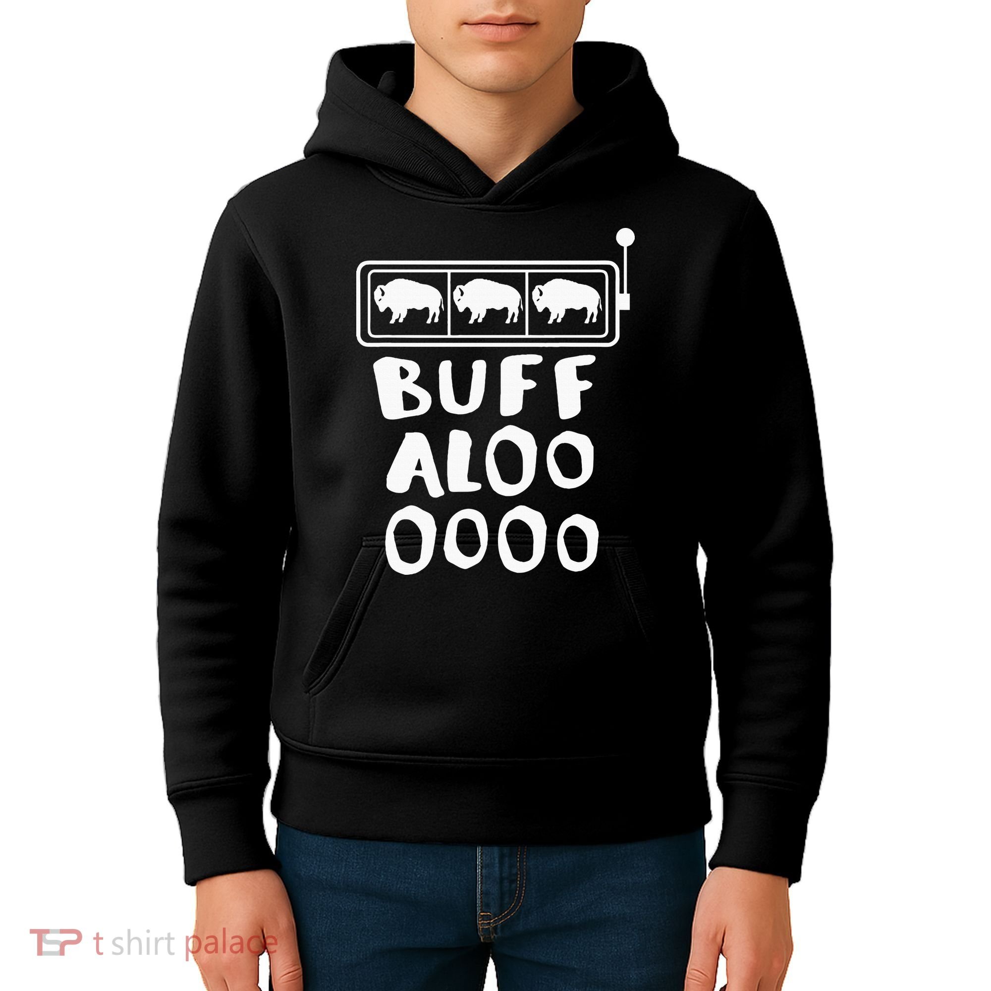 Buffalo Slots Lucky Casino Wear Kids Hoodie
