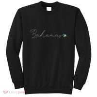 Bahamas Simple Love Bahamian Flag Heart On Bahamas Sweatshirt thumb 0