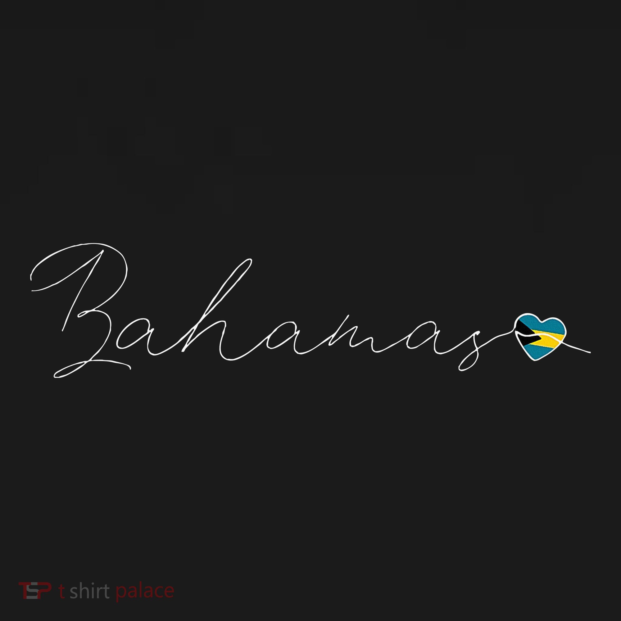 Bahamas Simple Love Bahamian Flag Heart On Bahamas Sweatshirt