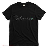 Bahamas Simple Love Bahamian Flag Heart On Bahamas T-Shirt thumb 0