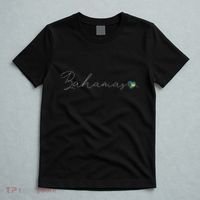 Bahamas Simple Love Bahamian Flag Heart On Bahamas T-Shirt thumb 5