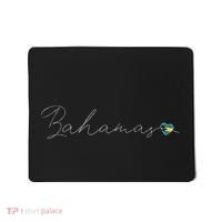 Bahamas Simple Love Bahamian Flag Heart On Bahamas Mousepad thumb 0