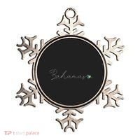 Bahamas Simple Love Bahamian Flag Heart On Bahamas Ornament thumb 0