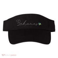 Bahamas Simple Love Bahamian Flag Heart On Bahamas Visor thumb 0