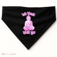 Buddha Says Let That Shit Go USA-Made Doggie Bandana thumb 0