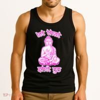 Buddha Says Let That Shit Go Tank Top thumb 3