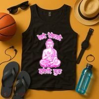 Buddha Says Let That Shit Go Tank Top thumb 4