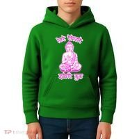 Buddha Says Let That Shit Go Kids Hoodie thumb 4
