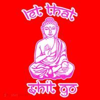 Buddha Says Let That Shit Go Santa Hat thumb 1