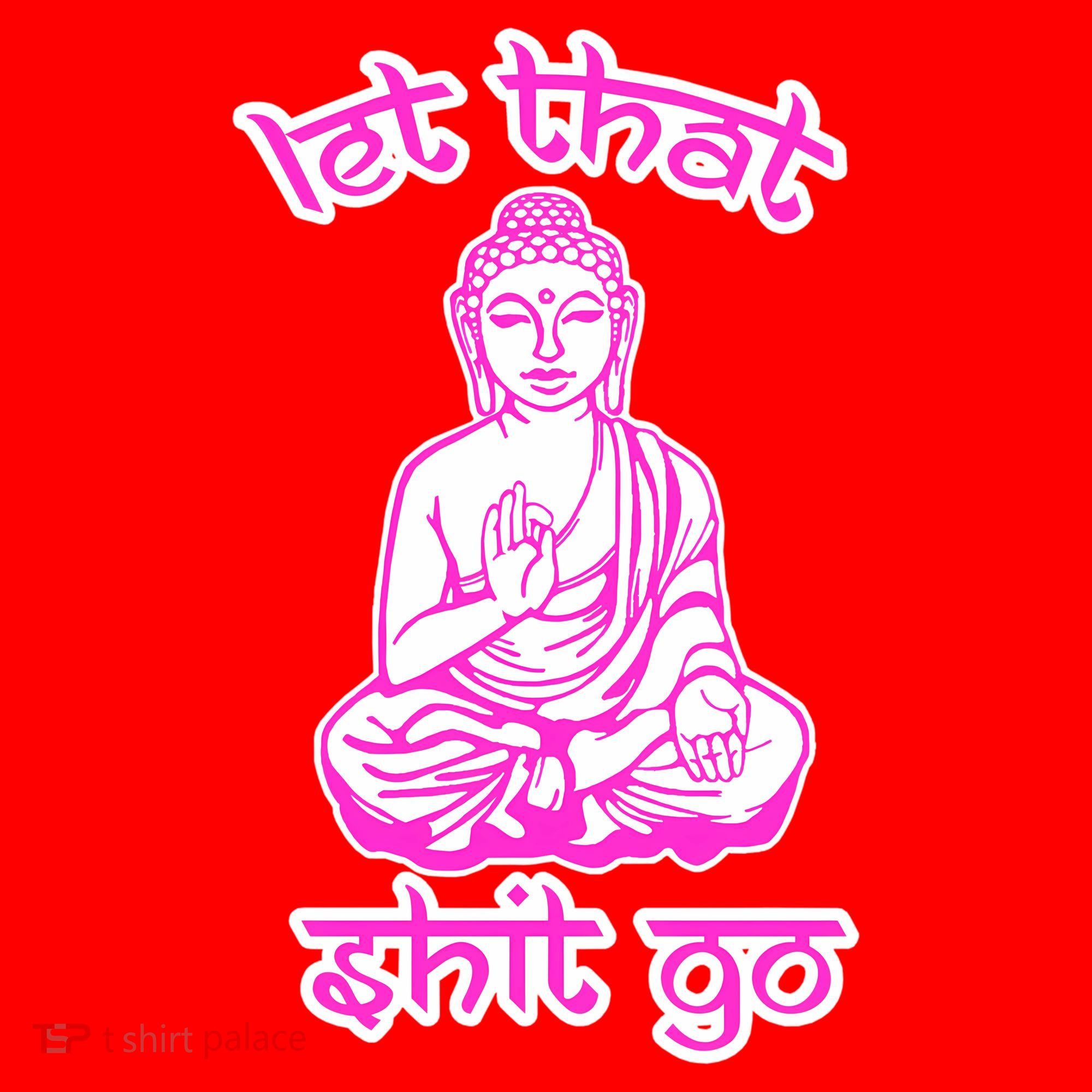 Buddha Says Let That Shit Go Santa Hat