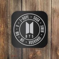 Bts Student Life Gift For Girlfriend Kpop Suga Jhope Coaster thumb 0