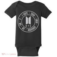 Bts Student Life Gift For Girlfriend Kpop Suga Jhope Baby Bodysuit thumb 0