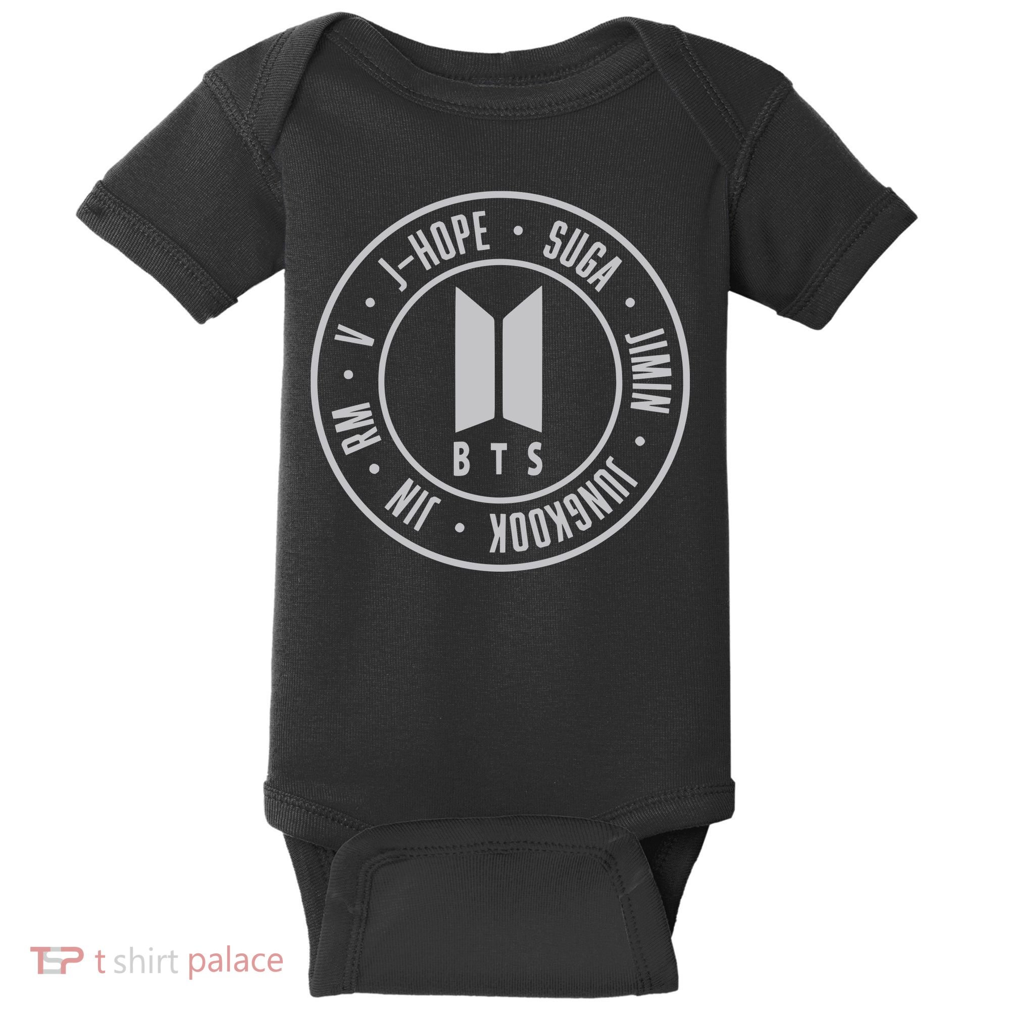 Bts Student Life Gift For Girlfriend Kpop Suga Jhope Baby Bodysuit