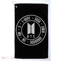Bts Student Life Gift For Girlfriend Kpop Suga Jhope Golf Towel thumb 0
