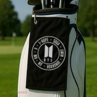 Bts Student Life Gift For Girlfriend Kpop Suga Jhope Golf Towel thumb 2