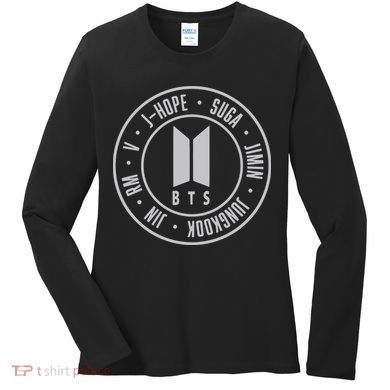 Bts Student Life Gift For Girlfriend Kpop Suga Jhope Women's Long Sleeve Shirt