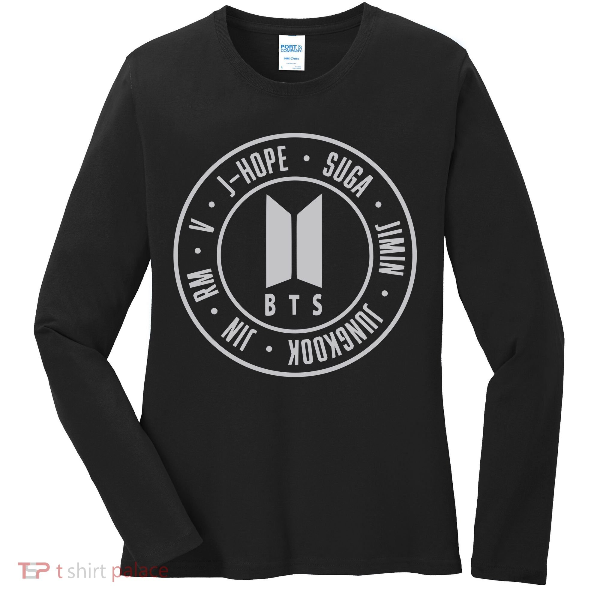 Bts Student Life Gift For Girlfriend Kpop Suga Jhope Women's Long Sleeve Shirt