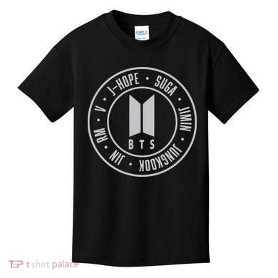 Bts Student Life Gift For Girlfriend Kpop Suga Jhope Kids T-Shirt