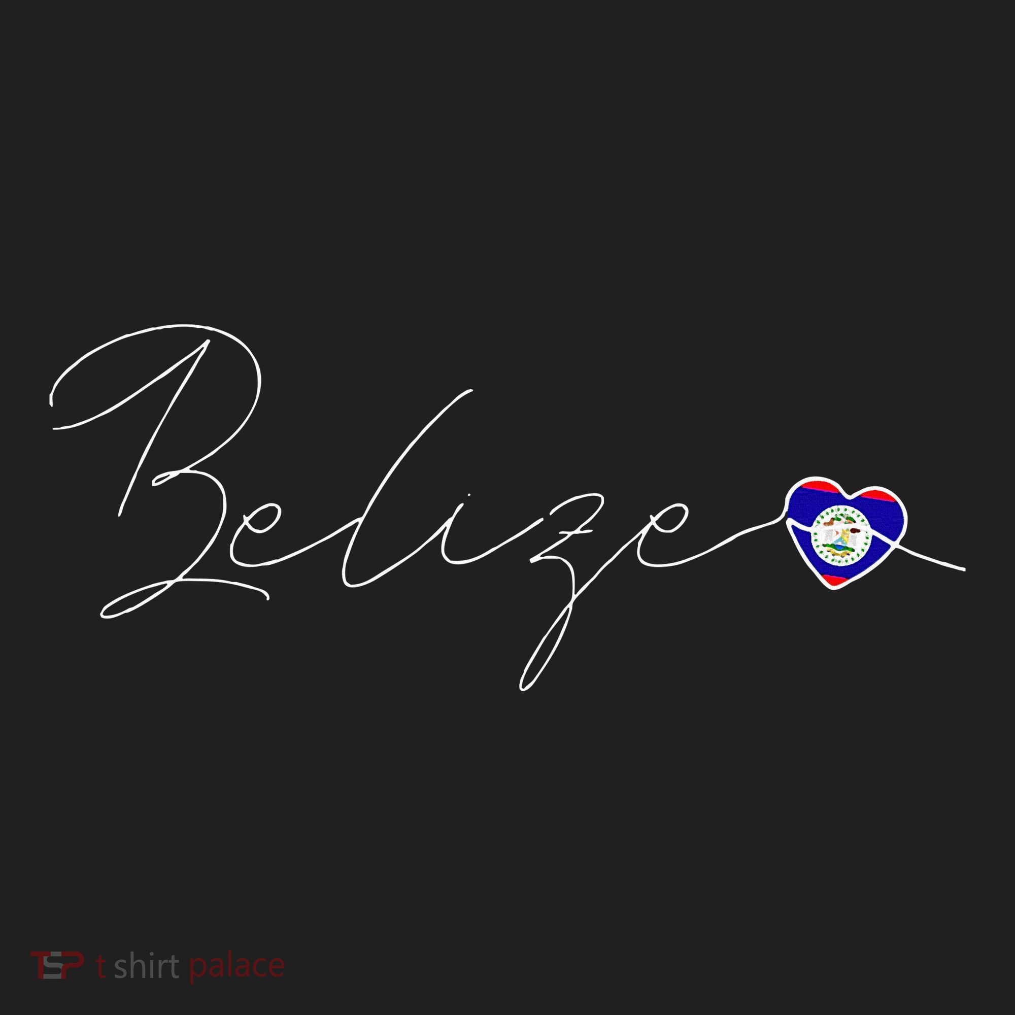 Belize Simple Love Belizean Flag Heart On Belize Beanie