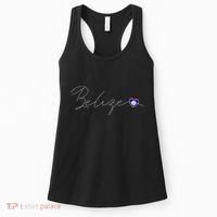 Belize Simple Love Belizean Flag Heart On Belize Women's Tank Top thumb 0