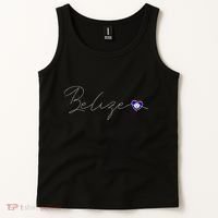 Belize Simple Love Belizean Flag Heart On Belize Tank Top thumb 2