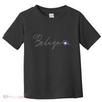 Belize Simple Love Belizean Flag Heart On Belize Toddler T-Shirt thumb 0