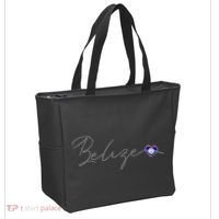 Belize Simple Love Belizean Flag Heart On Belize Tote Bag thumb 2