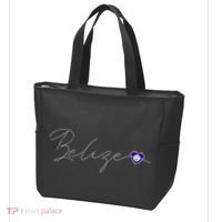 Belize Simple Love Belizean Flag Heart On Belize Tote Bag thumb 3