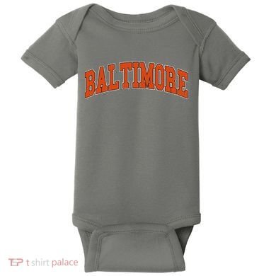 Baltimore Sports Logo Baby Bodysuit