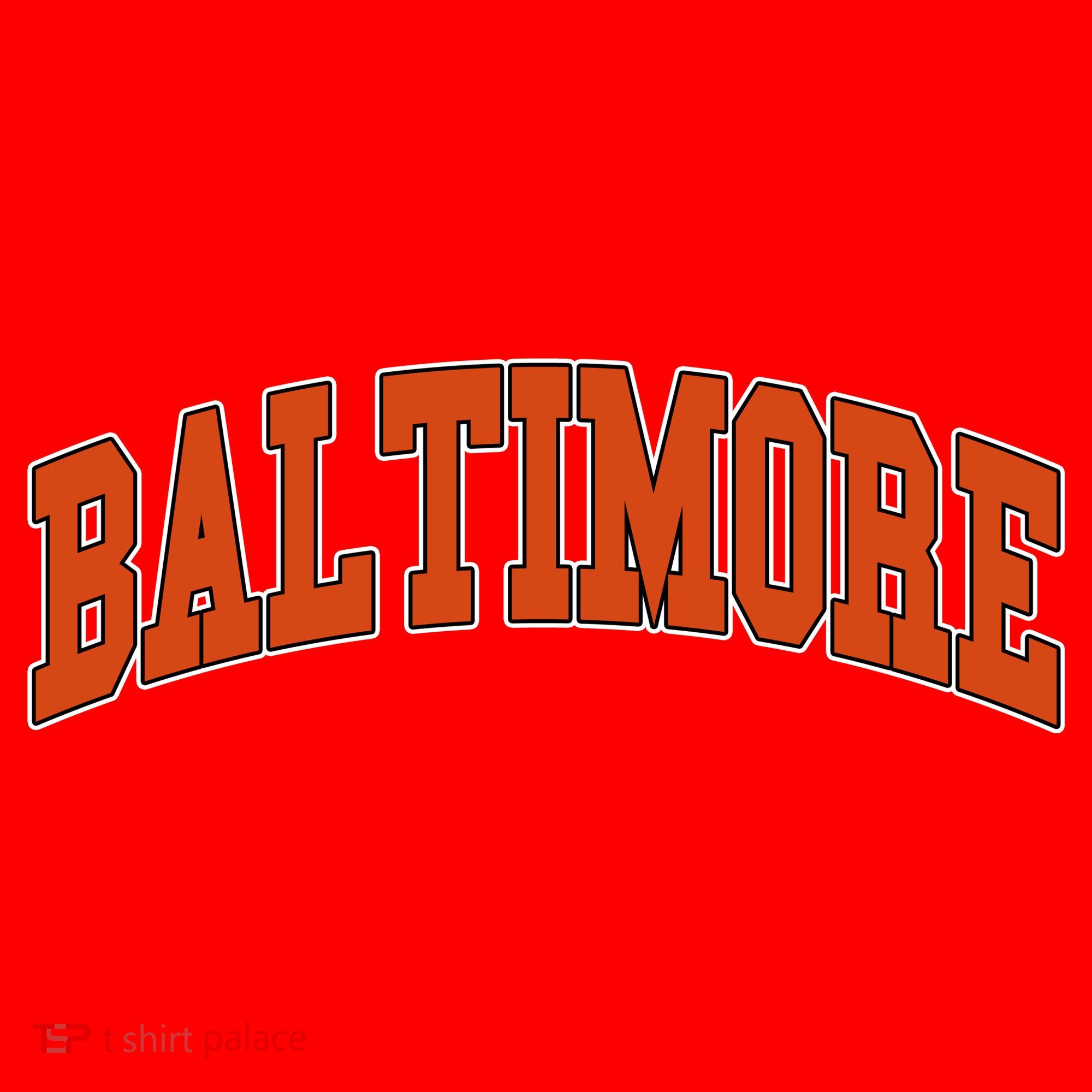 Baltimore Sports Logo Santa Hat