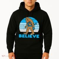 Bigfoot Sasquatch Light Blue Ribbon Prostate Cancer Aware Hoodie thumb 2