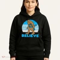 Bigfoot Sasquatch Light Blue Ribbon Prostate Cancer Aware Hoodie thumb 5