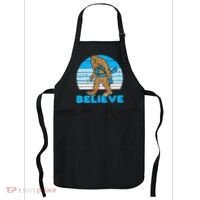 Bigfoot Sasquatch Light Blue Ribbon Prostate Cancer Aware Apron thumb 0