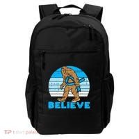 Bigfoot Sasquatch Light Blue Ribbon Prostate Cancer Aware Backpack thumb 0