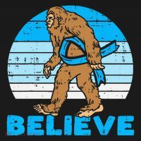 Bigfoot Sasquatch Light Blue Ribbon Prostate Cancer Aware Women's Hoodie thumb 2