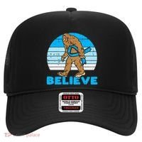 Bigfoot Sasquatch Light Blue Ribbon Prostate Cancer Aware Hat thumb 0