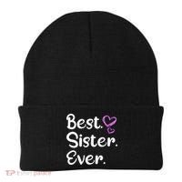 Big Sister Little Sister Middle Sister Best Sister Ever Cool Gift Beanie thumb 0