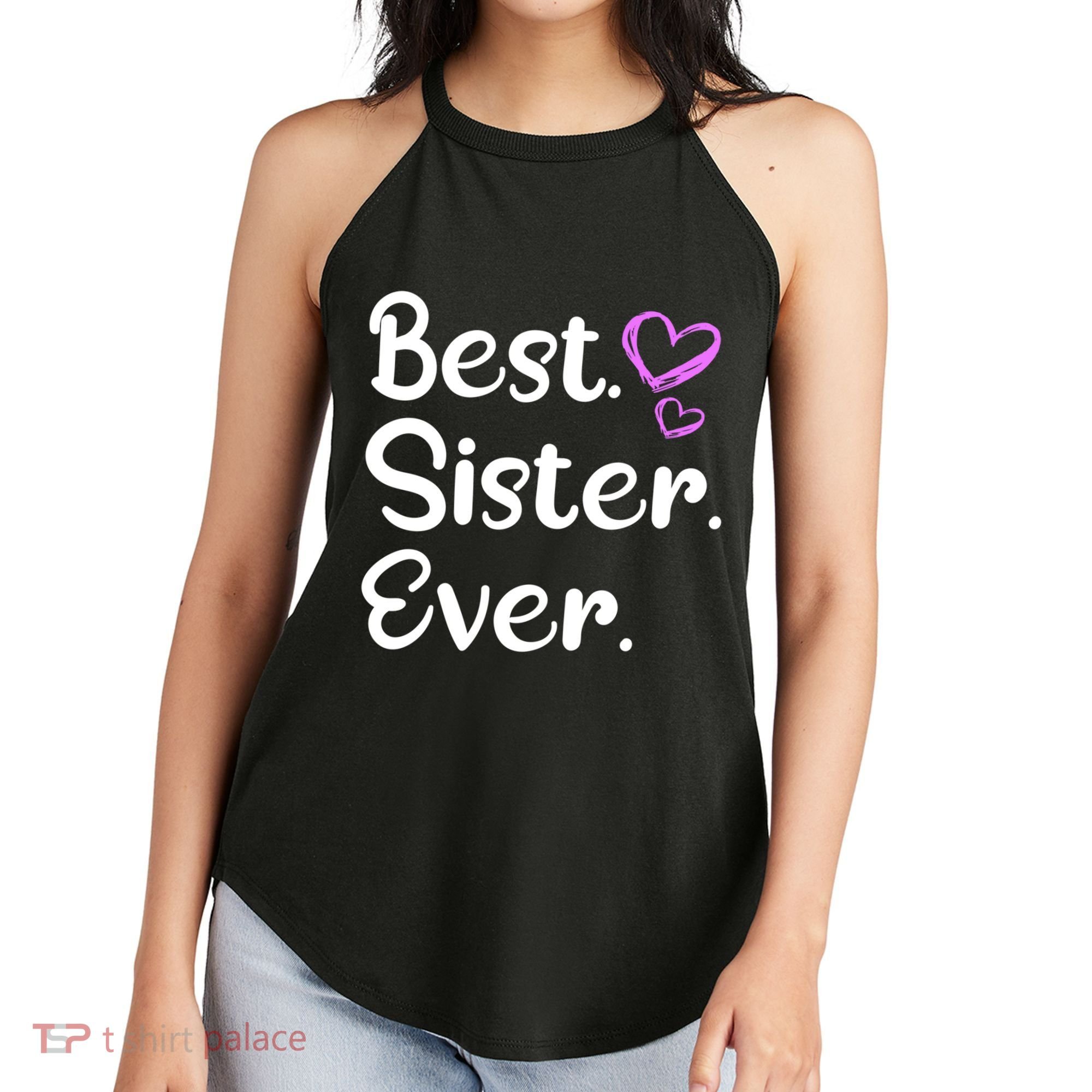 Big Sister Little Sister Middle Sister Best Sister Ever Cool Gift Women's Perfect Tri Rocker Tank
