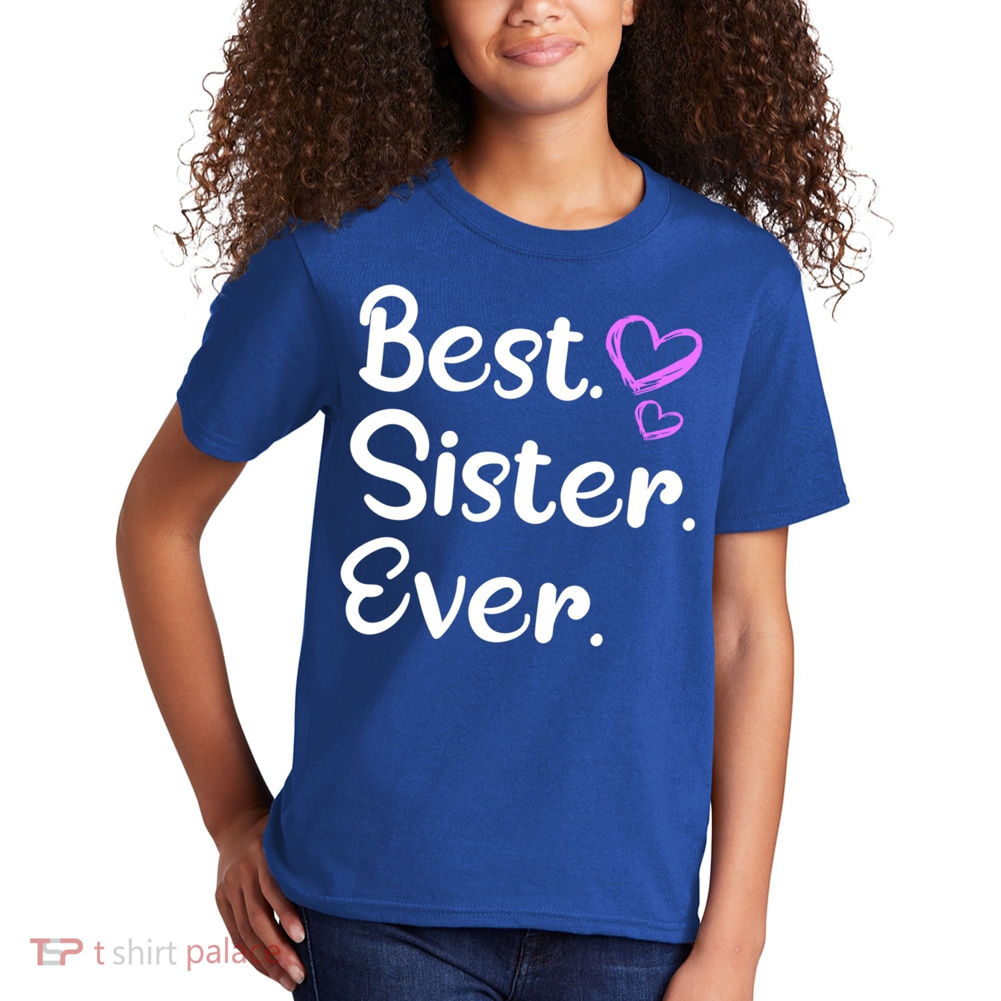 Big Sister Little Sister Middle Sister Best Sister Ever Cool Gift Kids T-Shirt